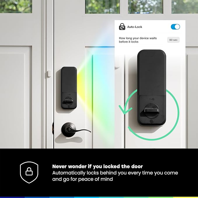 myQ Secure View™ 3-in-1 Smart Lock Deadbolt + Garage Door Video Keypad + Power - Image 5