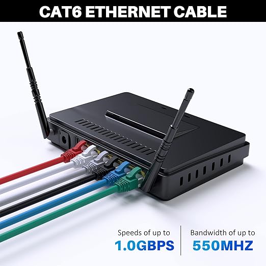 Cat 6 Ethernet Cable 150 FT, Long High Speed Cat6 Internet Cable, Standard RJ45 - Image 5