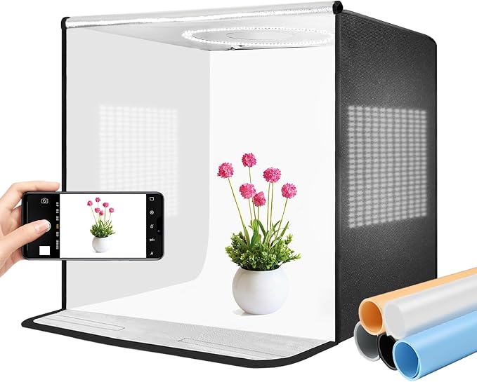 Pro 24"x24" Photo Studio Light Box 3-Side Light Panel/3-Temp/Dimmable - Image 8