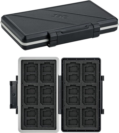 36 Slots Memory Card Case Water-Resistant Anti-Shock Memory Card Wallet by JJC