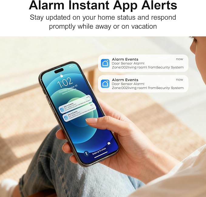 Alarm System for Home Security, Phone App Control Auto Alarm Dial, Real-Time - Image 7
