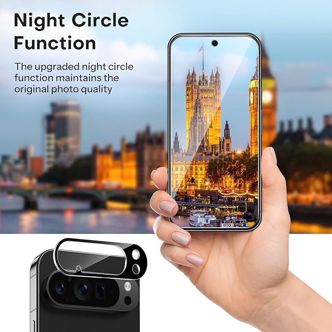 OMOTON 3+2 Pack for Google Pixel 10 Pro XL Screen Protector 6.8 Inch 2025 - Image 6