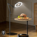 LUXSURE Tripod for iPhone with Light, Adjustable Ring Light with Stand and by LUXSURE