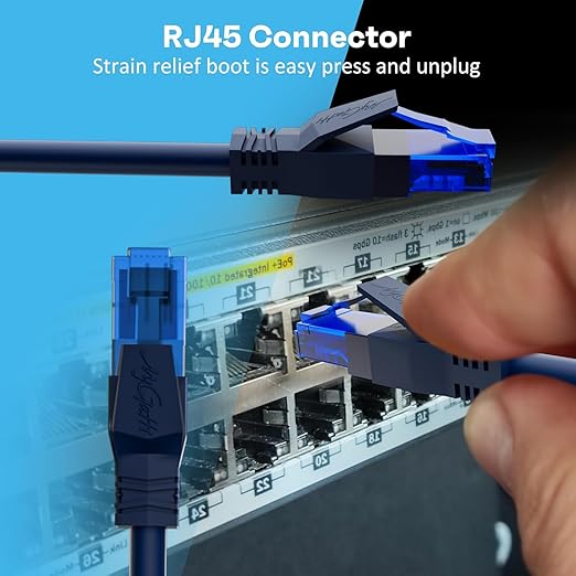 Cat6 Ethernet Cable 0.6 FT, Snagless Short Cat 6 Patch Cord, RJ45 Pure Copper - Image 5