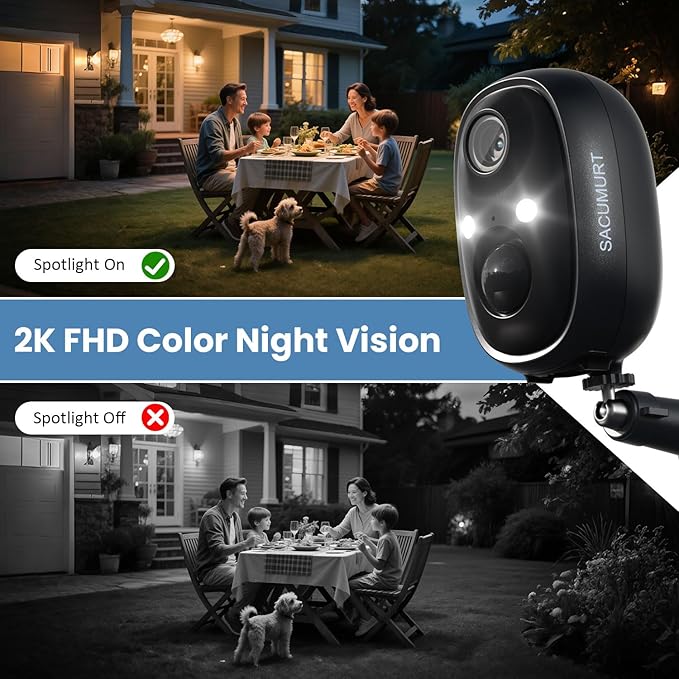 WiFi Cameras for Home Security, Free Cloud Storage, Solar Powered Security - Image 6