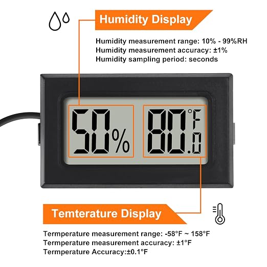 6Pcs Mini Digital Thermometer Hygrometer Gauge Indoor - Image 3