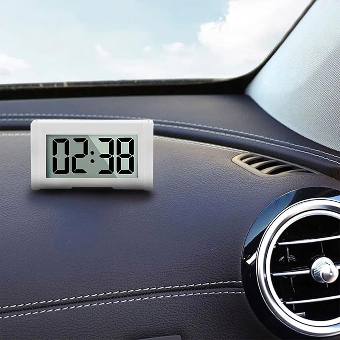 YOUNGFLY Small Digital Clock, Vehicle Adhesive Clock - Image 5