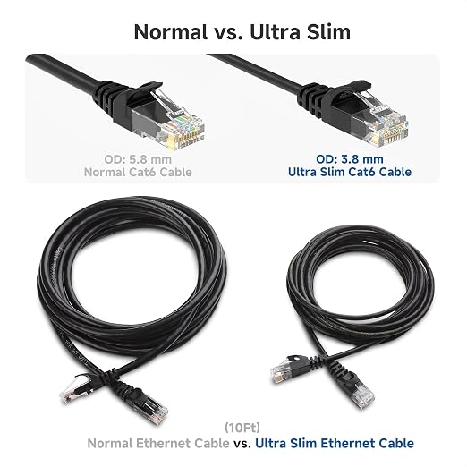 Cable Matters 10Gbps Snagless Cat 6 Ethernet Cable - 30ft - Image 4