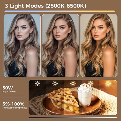 18 inch Ring Light with Tripod Stand - Image 2