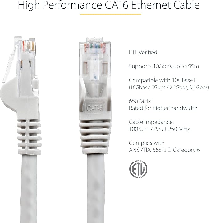 StarTech.com 6 ft. CAT6 Ethernet Cable - Image 2