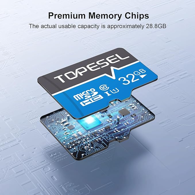 TOPESEL 32GB Micro SD Card 2 Pack Memory Cards MicroSDHC UHS-I TF Card Class 10 - Image 6