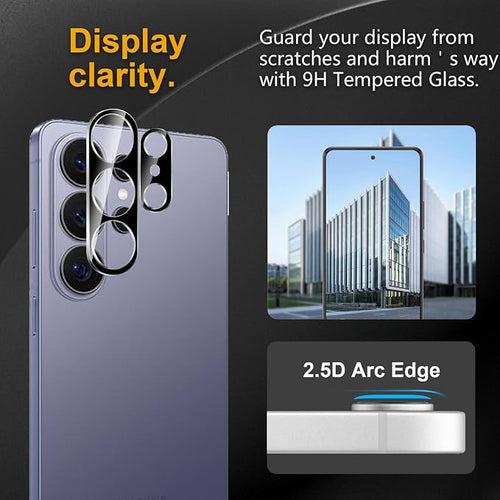 3 Pack Camera Lens Protector for Samsung Galaxy S26 Ultra, Tempered Glass - Image 2