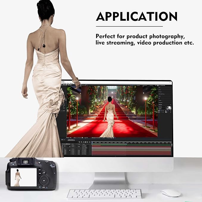 White Photo Backdrop for Photoshoot, Fabric Background for Product Photography - Image 3
