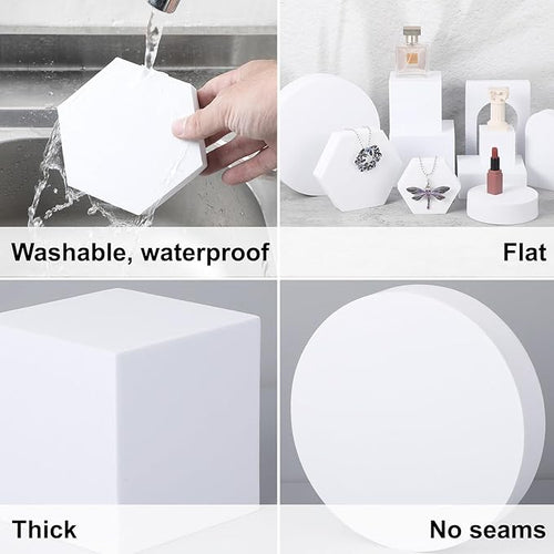 10 Pcs Geometric Cube Product Photography Props Set, Hard Foam Photography - Image 2