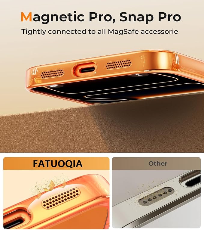 Magnetic Glossy Case for iPhone 17 Pro Max, iPhone 17 ProMax Phone Case Slim - Image 5