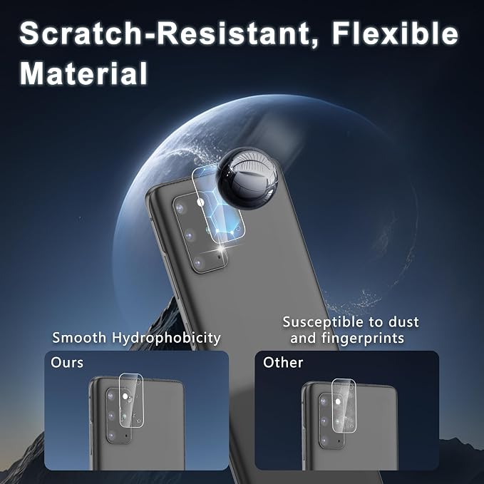 2+2 Pack for Samsung Galaxy S20 Plus Screen Protector and Camera Protector - Image 4