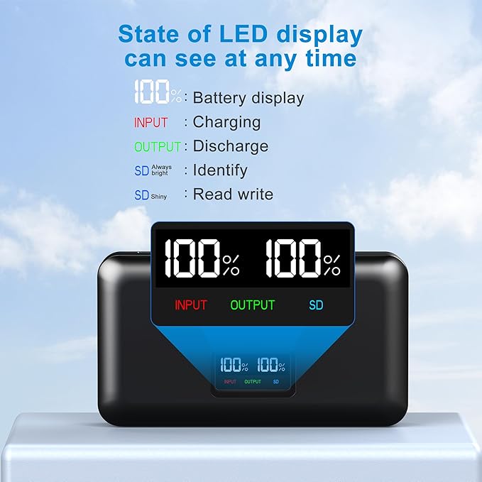 EN-EL3E Camera Battery Multifunctional Charger Set Compatible - Image 3