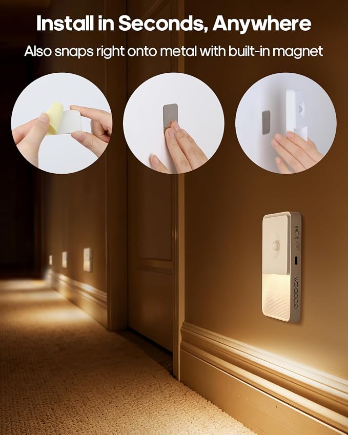 GOODEA Rechargeable Motion Sensor Night Lights - Image 8