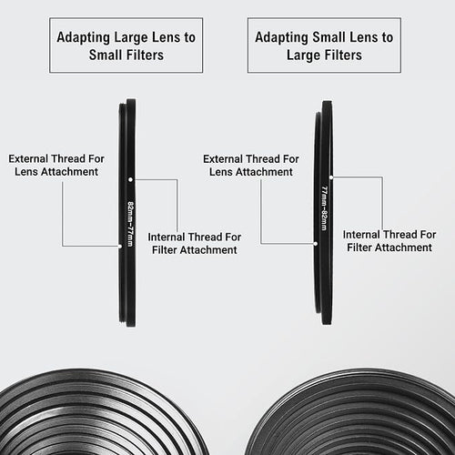 18-Piece Filter Ring Adapter Set - Image 2
