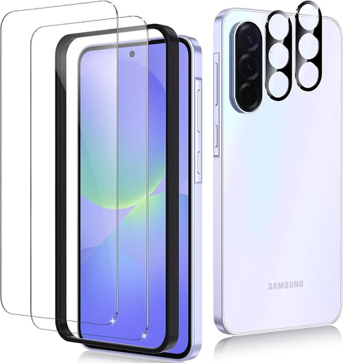 2+2 Pack for Samsung Galaxy A36 5G Screen Protector & Camera Lens Protector by RXNMH