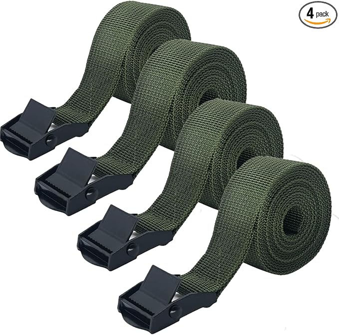 Heavy Duty Trail Camera Strap 4-Pack – 440lbs Adjustable Nylon Straps by VRBELNI+