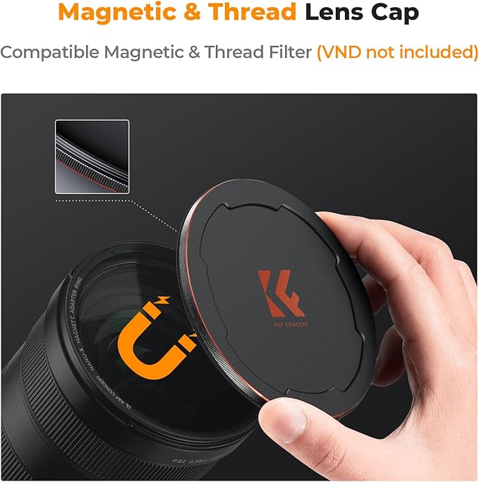 K&F CONCEPT 95mm Magnetic CPL+ND8+ND64+Magnetic Basic Ring+Lens Cap Camera Lens - Image 3