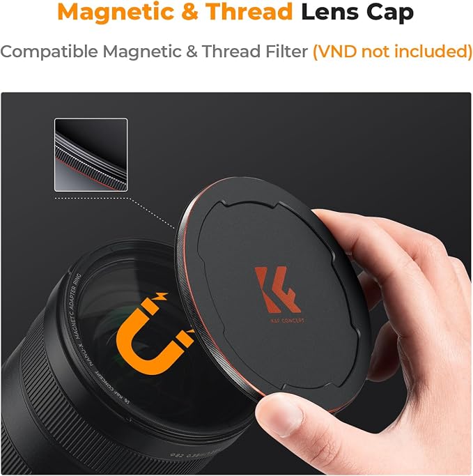 K&F CONCEPT 62mm Magnetic CPL+ND8+ND64+Magnetic Basic Ring+Lens Cap Camera Lens - Image 3