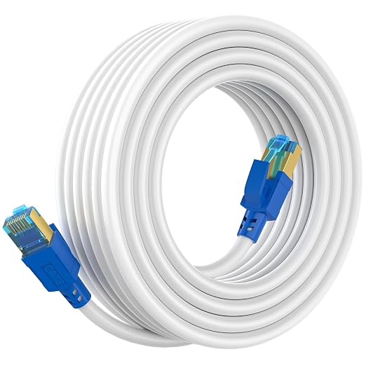 Cat 8 Ethernet Cable 150 FT, 26AWG 40Gbps 2000Mhz Ultra Speed Cat8 LAN Network by AOPOCKANTECHEthernetCables