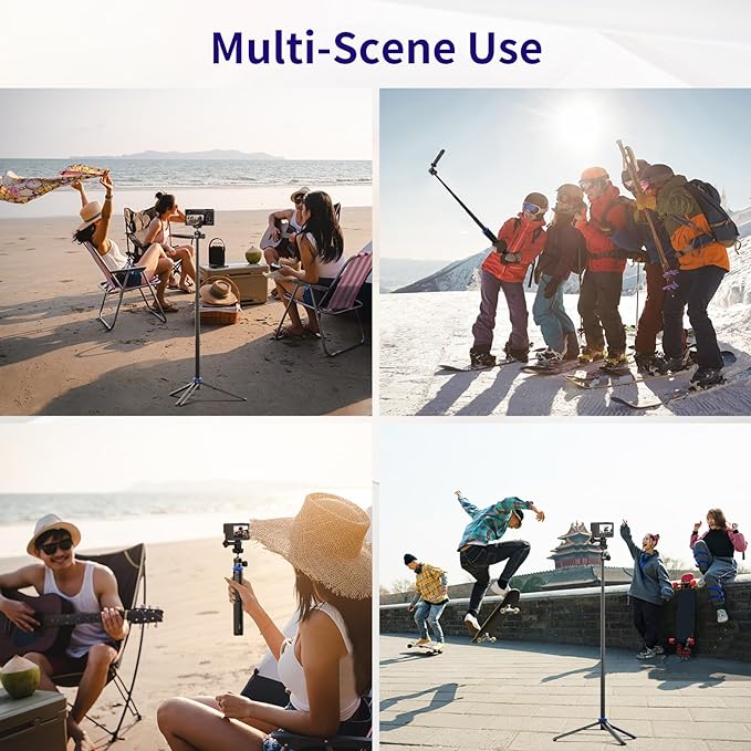 Kaitezenz Selfie Stick Tripod for Gopro Camera, Portable Lightweight Camera - Image 4
