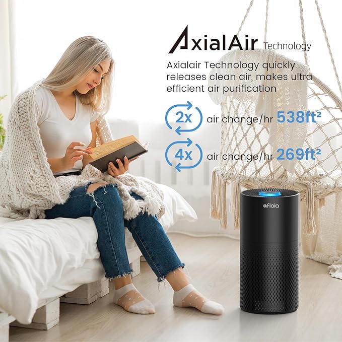 Afloia Air Purifiers for Home Large Room Up to 1076 Ft², 3-Stage Filter Air - Image 3