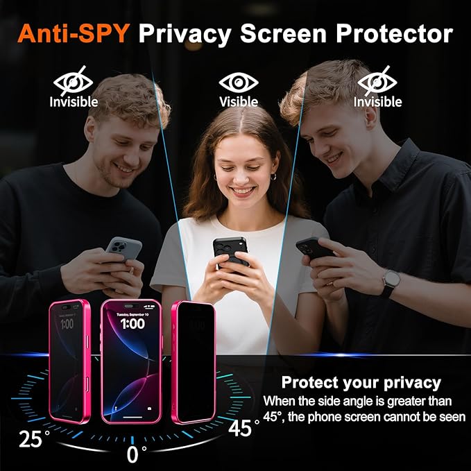 for iPhone 14 Plus Case with Privacy Screen Protector and Camera Protection - Image 7