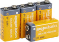 Amazon Basics 4-Pack 9V Long-Lasting Alkaline Batteries by AmazonBasics