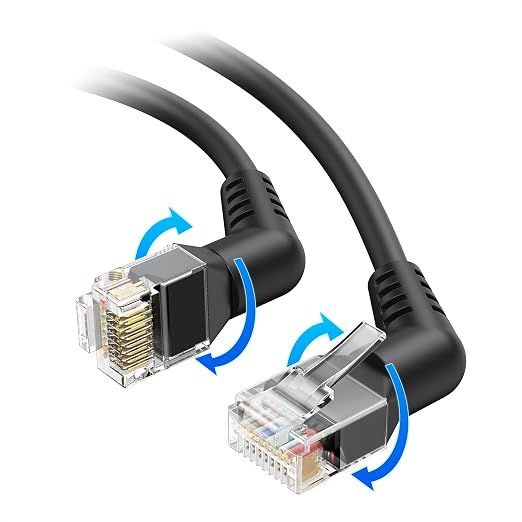 Cable Matters 10Gbps Rotatable Cat 6 Ethernet Cable - 15ft by CableMatters