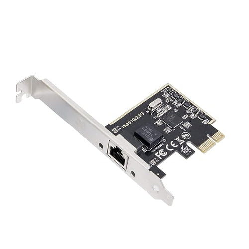 2.5 Gigabit Ethernet PCI Express PCI-E Network Interface Card 10/100/1000/25000 by IOCrest