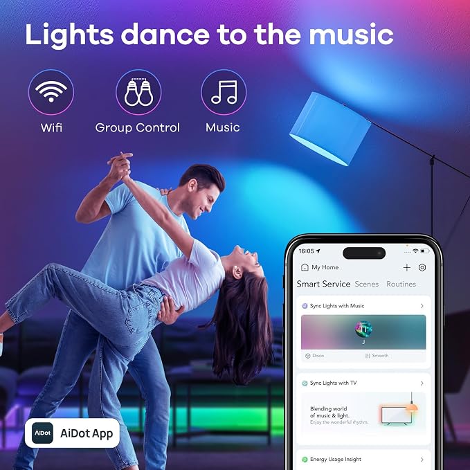 Linkind Matter Smart Light Bulb, Smart Bulbs Work - Image 7