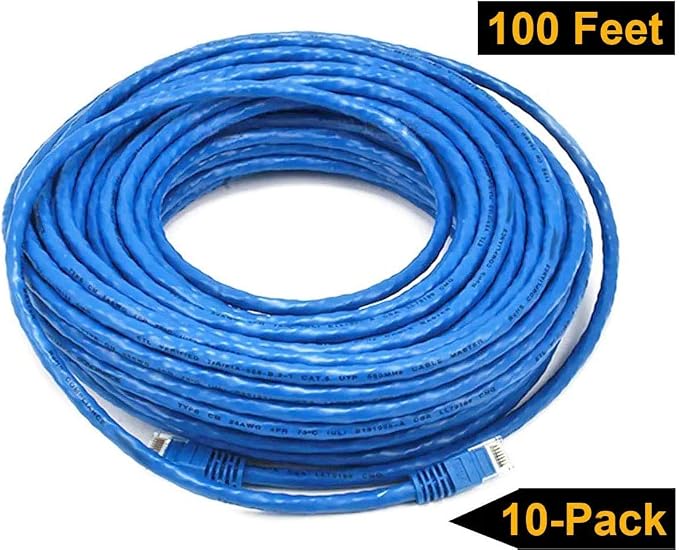 iMBAPrice 50' Cat5e Network Ethernet Patch Cable, 10 Pack - Image 9