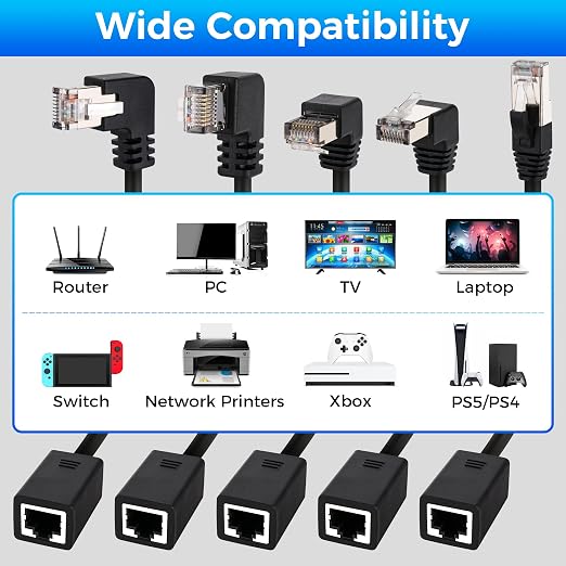 Cat 6 Ethernet Extension Cable 5 Pack，Multiple - Image 6