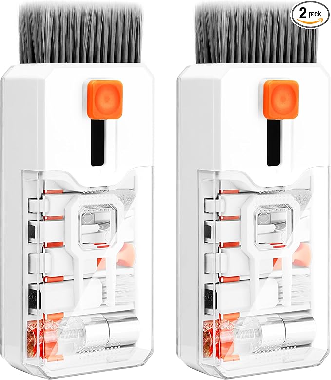 2 Pack Keyboard Cleaner Laptop Cleaning Kit, Computer Screen Cleaning Brush by Ordilend