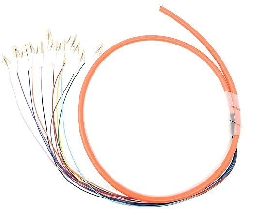 Ultra Spec Cables 12 Strand OM1 62.5/125 Multimode LC-UPC Fiber Pigtail - Image 2