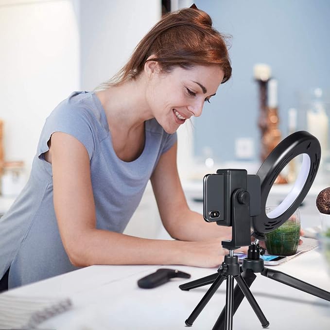 LED Ring Light 6" with Tripod Stand - Image 6
