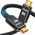 Snowkids 8K HDMI 2.1 Cable 20 ft, Non-Slip Nylon Braided, 48Gbps Ultra by Snowkids