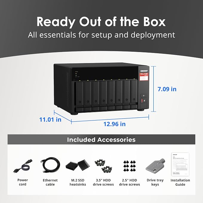 QNAP TS-873A-8G 8 Bay High-Performance NAS - Image 7