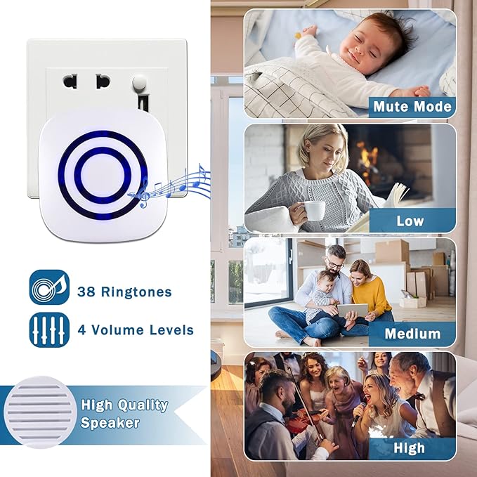 Seanme Motion Sensor Alarm, Wireless Driveway Alarm, Home Security Business - Image 3
