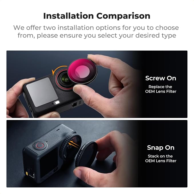 K&F CONCEPT Snap On CPL Filter Compatible - Image 3