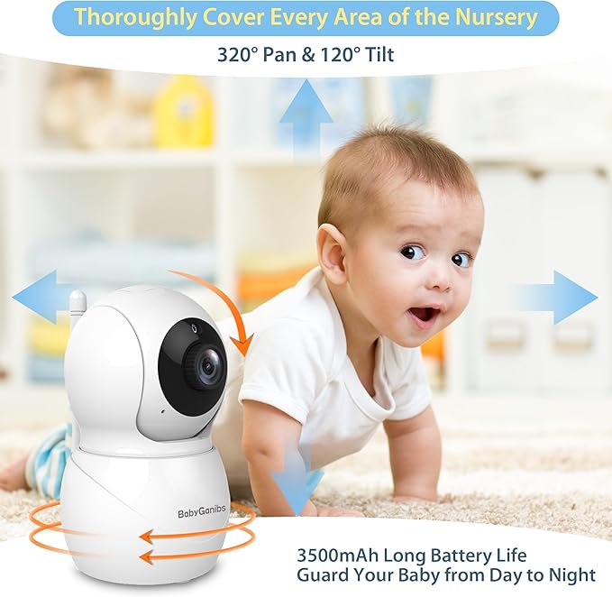 Baby Monitor with 2 Cameras Standby - Image 3