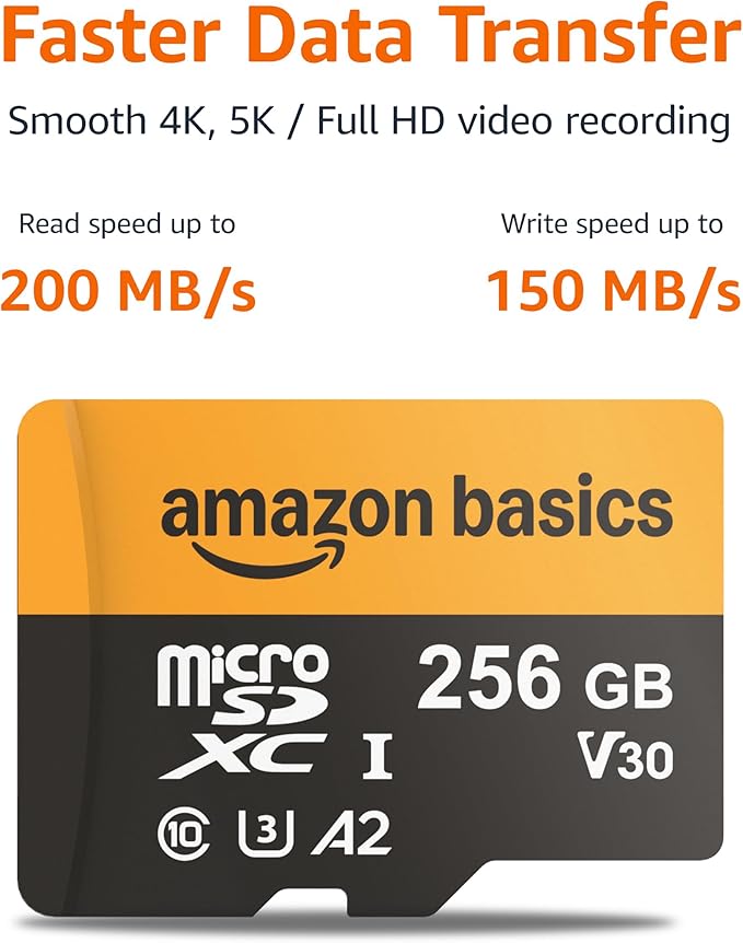 Amazon Basics 256GB microSDXC Memory Card - Image 2