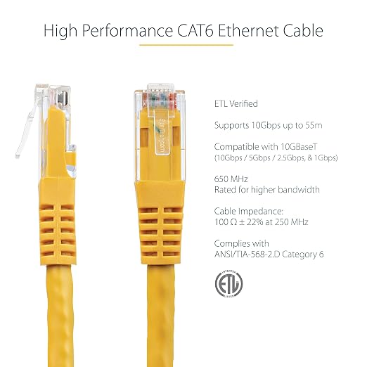 StarTech 6ft CAT6 Ethernet Cable - Image 2