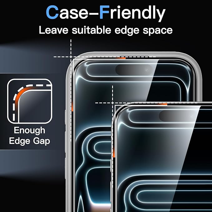 JETech Screen Protector for iPhone 17 Pro Max 6.9-Inch - Image 7