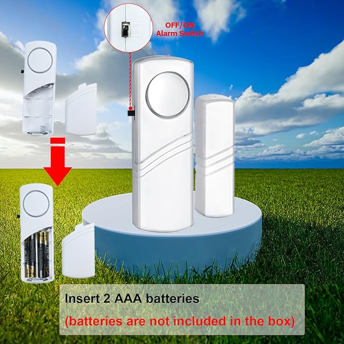 Security Door Window Alarm, Wireless Sensor Door Window Burglar Alarm, Door - Image 3