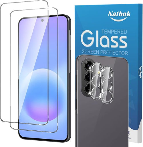 2+2 Pack for Samsung Galaxy A37/A57/A36/A56 5G Screen Protector by Natbok